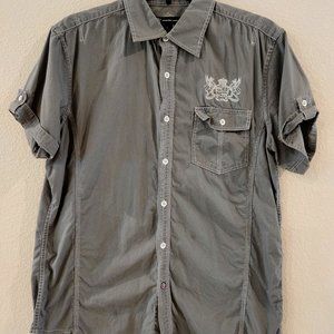 INC International Concepts Short Sleeve Button Down